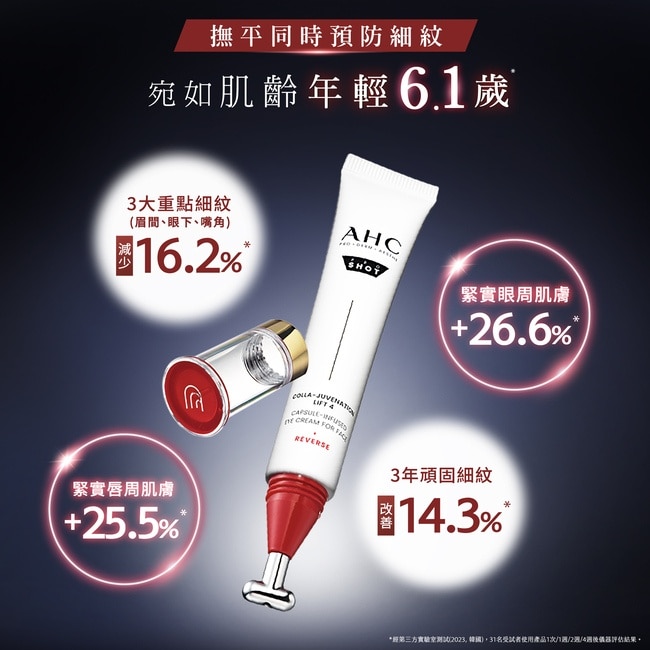 AHC醫美科研 雙波抗老多肽膠原抗皺眼霜10ml