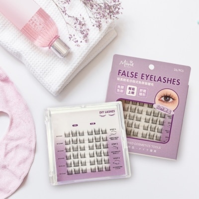 Miine Miine 擬真軟毛分段式免膠假睫毛-自然豐盈36入