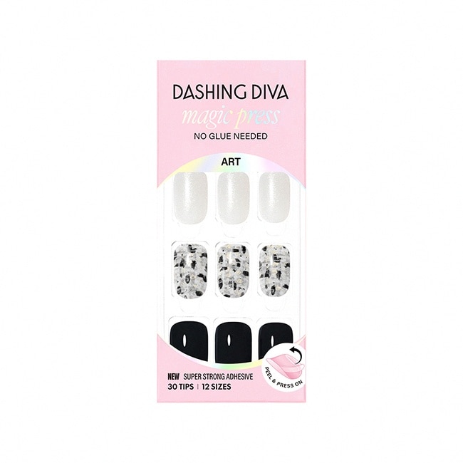 Dashing Diva/M 薄型經典美甲片-羊毛呢絨-30片