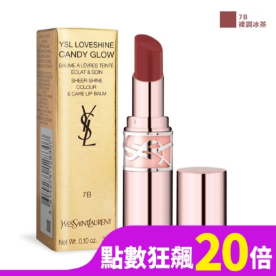 YSL YSL 情挑誘光潤唇膏#7B 裸調冰茶(3.1g)-國際航空版
