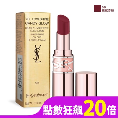 YSL YSL 情挑誘光潤唇膏#5B 透感赤茶(3.1g)-國際航空版