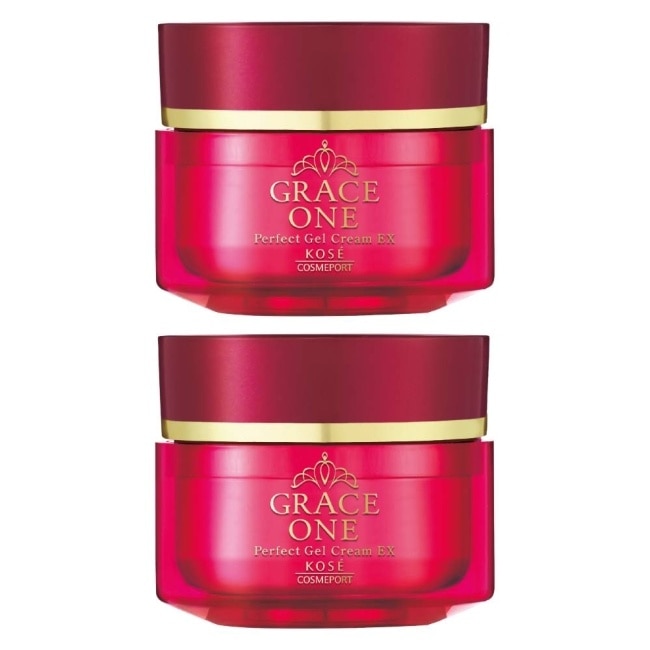 【KOSE極上活妍】特濃彈力保濕凝霜EX100g -2入組 (美妝版熱推/保濕小紅瓶/8小時強效保濕/保濕霜)