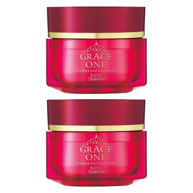 【KOSE極上活妍】特濃彈力保濕凝霜EX100g -2入組 (美妝版熱推/保濕小紅瓶/8小時強效保濕/保濕霜)