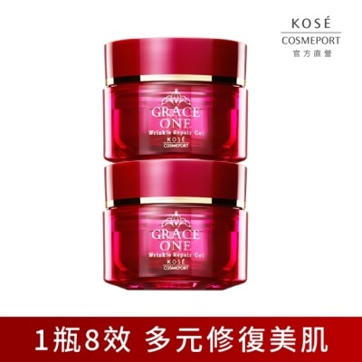 KOSE COSMEPORT - 【KOSE極上活妍】特濃彈力保濕凝霜EX100g -2入組 (美妝版熱推/保濕小紅瓶/8小時強效保濕/保濕霜)