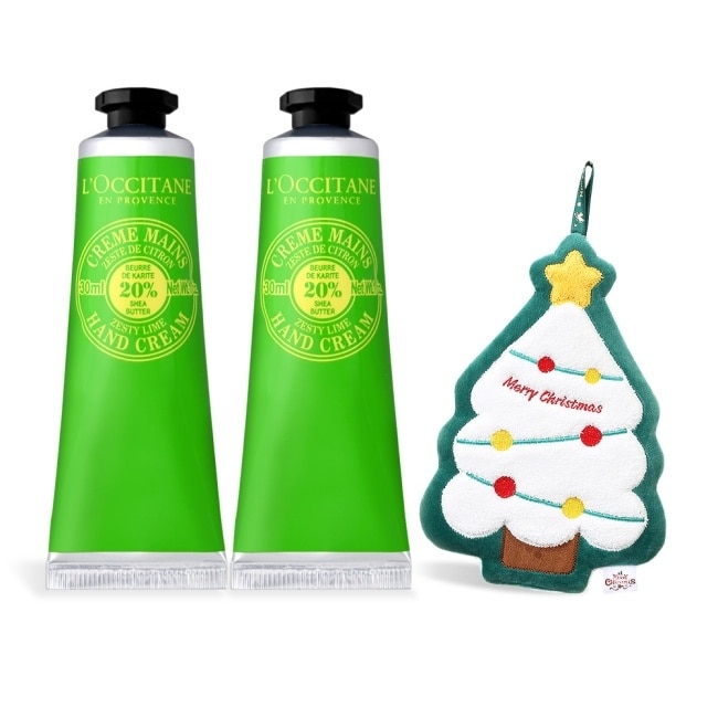 L’OCCITANE 歐舒丹 經典護手霜雙入組(30MLX2)-乳油木萊姆-國際航空版