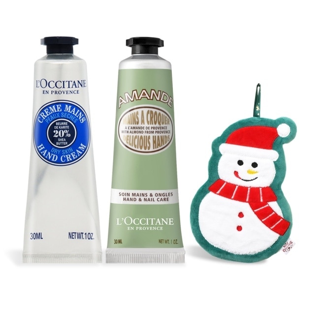 L’OCCITANE 歐舒丹 經典護手霜雙入組(30MLX2)-乳油木+杏仁-國際航空版