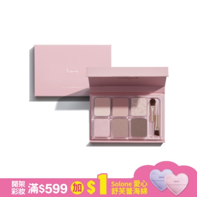 heme 喜蜜 heme 六色眼影盤 - 絨粉 9g