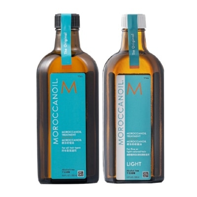 MOROCCANOIL 【MOROCCANOIL 摩洛哥優油】摩洛哥優油200ml+摩洛哥輕優油 200ml 公司貨