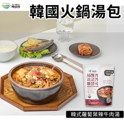 CROWN BARAMCHAN韓式蘿蔔葉辣牛肉湯600g