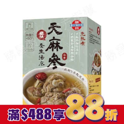 ShengChang勝昌製藥 勝昌天麻參養生湯底粉 17g/包6小包/盒