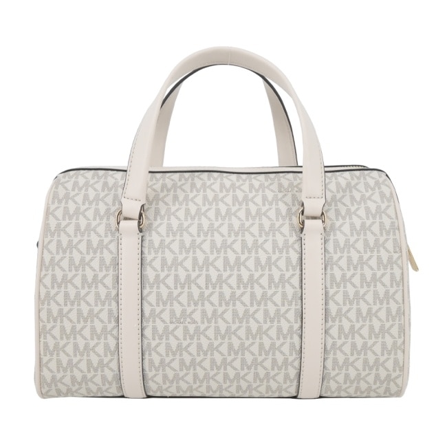 MICHAEL KORS TRAVEL PVC手提/斜背行李袋-中/米白35S4GTFS6B-42LC