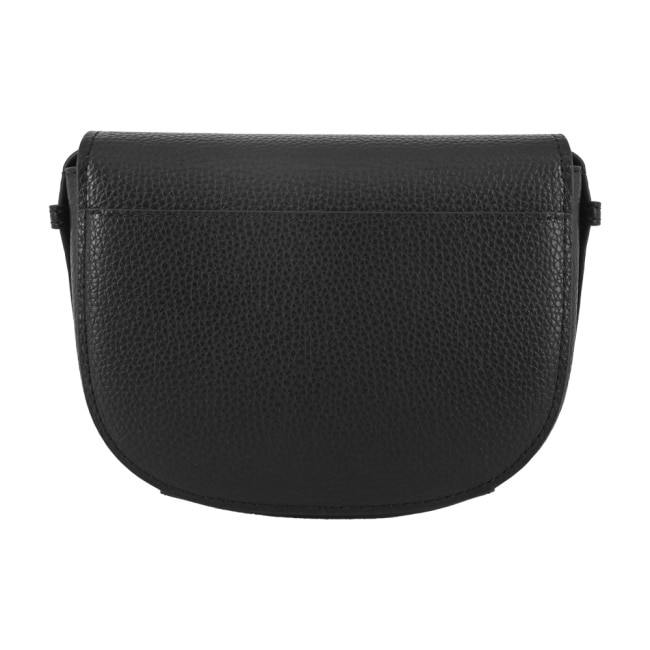 MICHAEL KORS REED 荔枝紋LOGO磁吸翻蓋斜背包-小/黑35S4G6RC1T-09