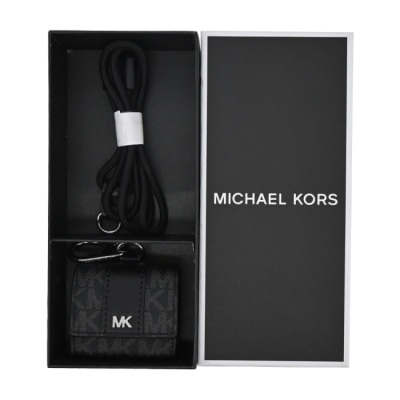 MICHAEL KORS MICHAEL KORS GIFTING PVC AirPods Pro耳機掛繩保護套禮盒-黑36F2LGFL0B-09