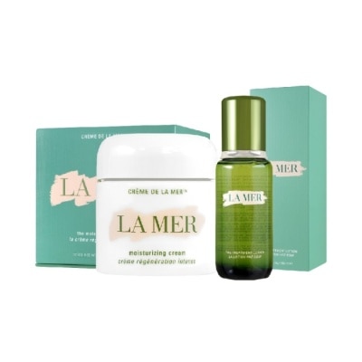 LA MER LA MER海洋拉娜 經典潤澤修護組(乳霜100ml+精華露150ml)_國際航空版