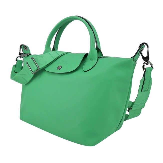 LONGCHAMP LE PLIAGE XTRA系列牛皮兩用水餃包(小/草綠)1512-987-249