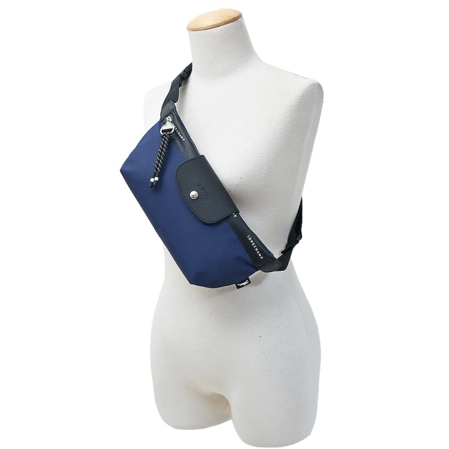 LONGCHAMP LE PLIAGE ENERGY系列再生尼龍腰包(中/海軍藍)10256-HSR-006