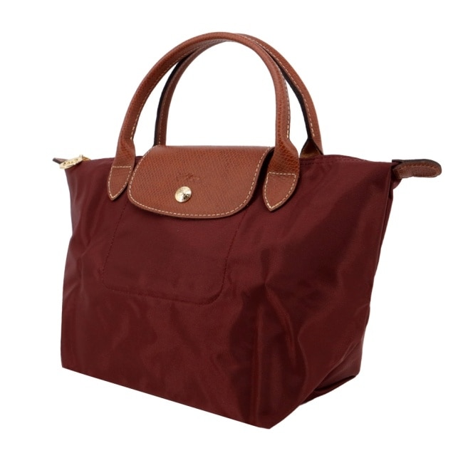 LONGCHAMP LE PLIAGE系列手提水餃包(小/酒紅)1621-089-P87
