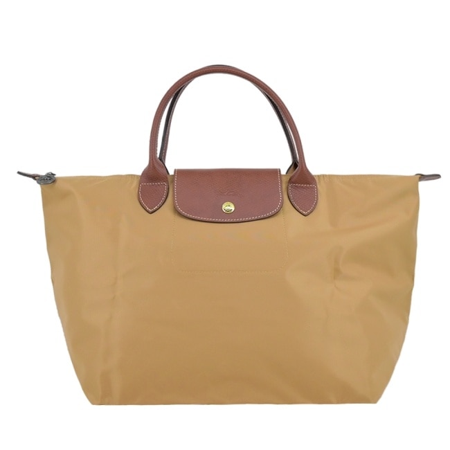 LONGCHAMP LE PLIAGE系列手提水餃包(中/小鹿棕)1623-089-P86