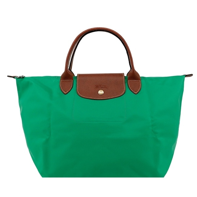 LONGCHAMP LE PLIAGE系列手提水餃包(中/草綠)1623-089-P88