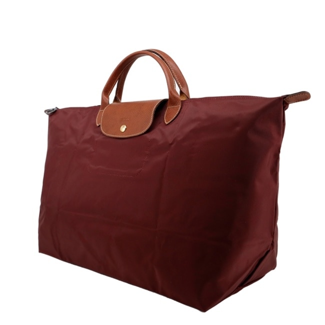 LONGCHAMP LE PLIAGE系列摺疊旅行袋(小/酒紅)1624-089-P87