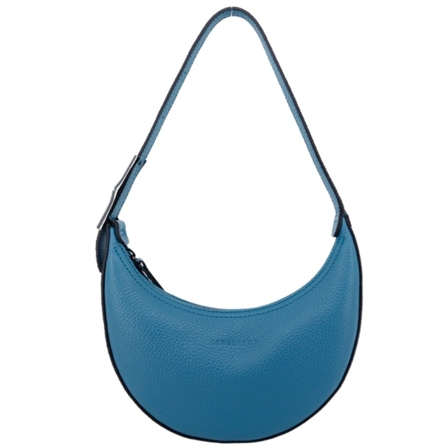 LONGCHAMP LE ROSEAU ESSENTIAL系列單肩包(小/孔雀藍)10217-968-P89