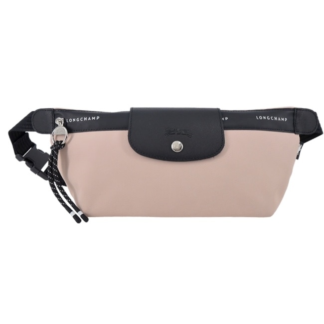 LONGCHAMP LE PLIAGE ENERGY系列再生尼龍腰包(中/裸粉)10256-HSR-542