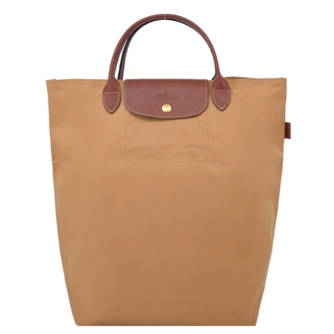 LONGCHAMP LE PLIAGE系列手提包(中/小鹿棕)10168-089-P86