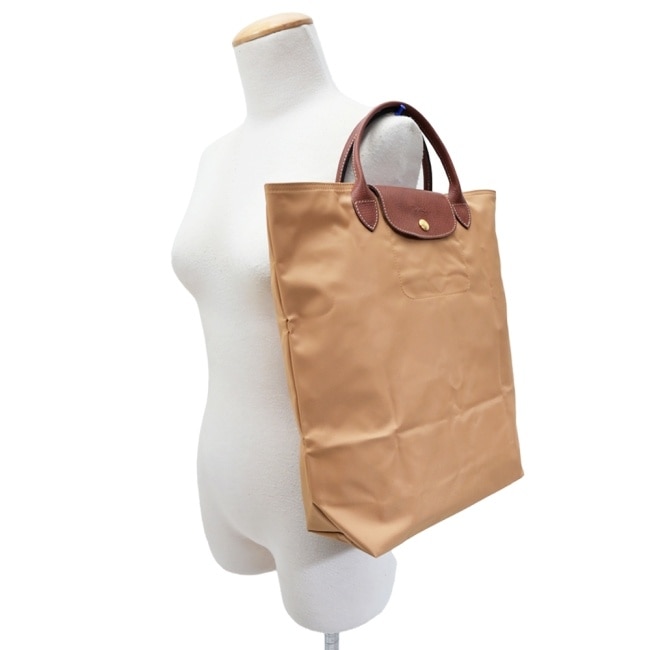 LONGCHAMP LE PLIAGE系列手提包(中/小鹿棕)10168-089-P86