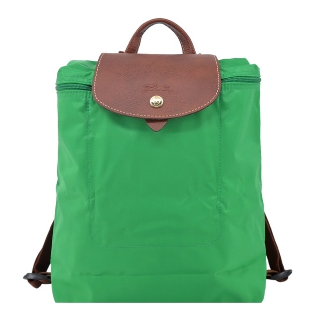LONGCHAMP LE PLIAGE系列後背包(中/草綠)1699-089-P88