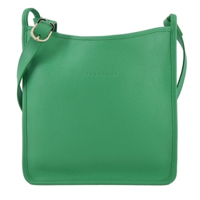 LONGCHAMP LONGCHAMP LE FOULONNE系列牛皮直式斜背包(大/草綠)10140-021-129