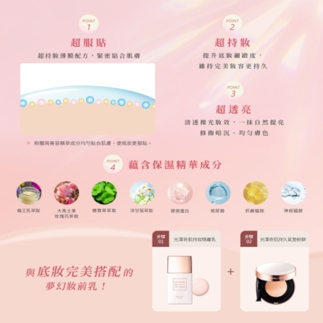 KISSME FERME光澤奇肌持妝隔離乳 27ml