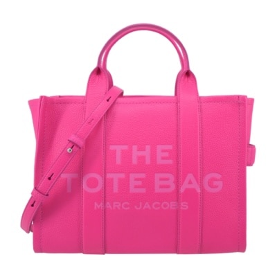 MARCJACOBS MARC JACOBS The Leather TOTE 皮革兩用托特包-小/紫霞粉色H004L01PF21665