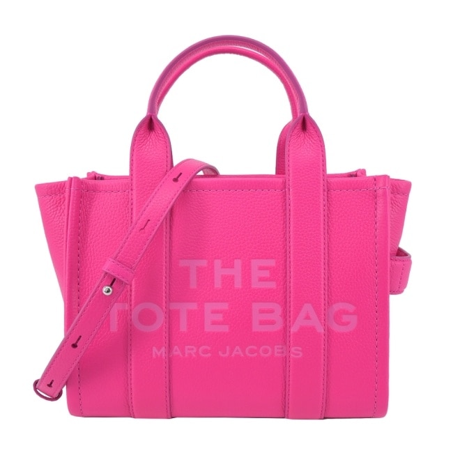 MARC JACOBS THE LEATHER MINI TOTE 皮革兩用托特包-迷你/紫霞粉色H009L01SP21665