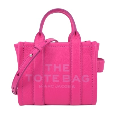 MARCJACOBS MARC JACOBS THE LEATHER MICRO TOTE 皮革兩用托特包-紫霞粉H053L01RE22665