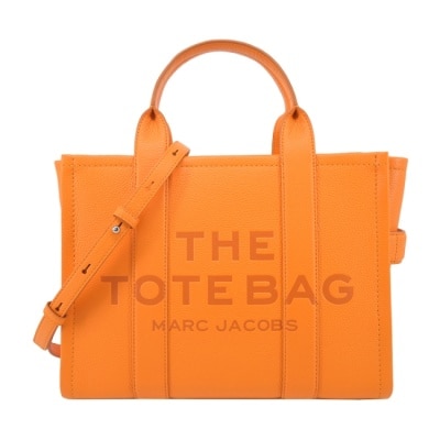 MARCJACOBS MARC JACOBS The Leather TOTE 皮革兩用托特包-小/柑橘H004L01PF21818
