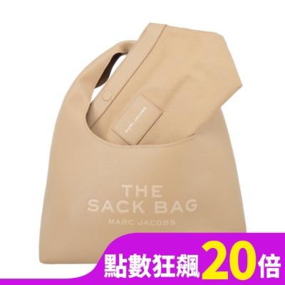 MARCJACOBS MARC JACOBS THE SACK BAG荔枝紋手提包-駝色2R3HSH058H02230