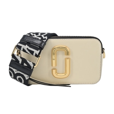 MARCJACOBS MARC JACOBS SNAPSHOT 防刮撞色雙層斜背/相機包-卡其2S3HCR500H03134