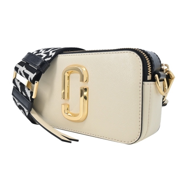 MARC JACOBS SNAPSHOT 防刮撞色雙層斜背/相機包-卡其2S3HCR500H03134