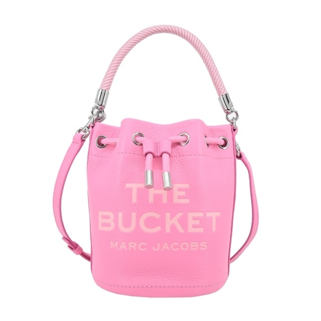 MARC JACOBS THE LEATHER牛皮束口兩用水桶包-花瓣粉H652L01PF22666