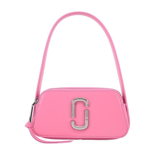 MARC JACOBS THE SLINGSHOT防刮拉鍊手提/肩背兩用包-花瓣粉2R3HSH025H02666