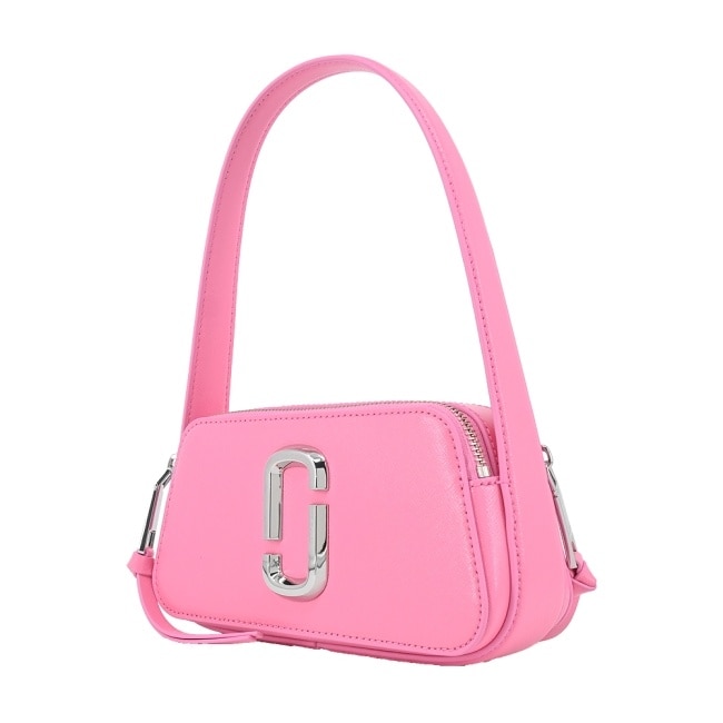 MARC JACOBS THE SLINGSHOT防刮拉鍊手提/肩背兩用包-花瓣粉2R3HSH025H02666