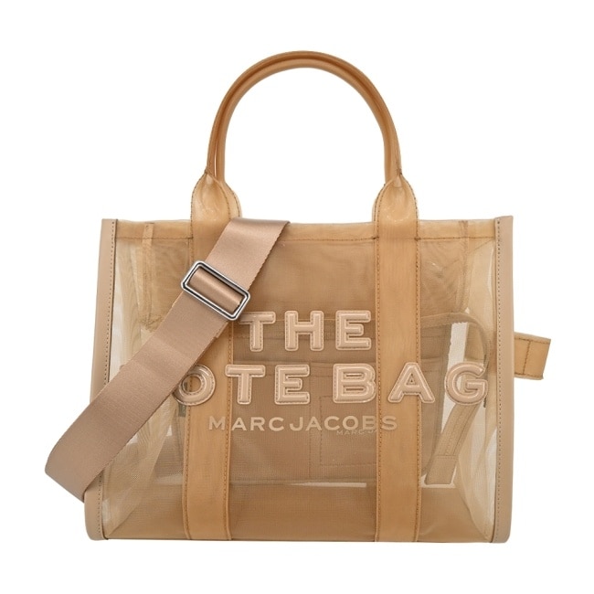 MARC JACOBS MESH TOTE 網紗馬卡龍兩用托特包-小/駝色H005M06SP21230