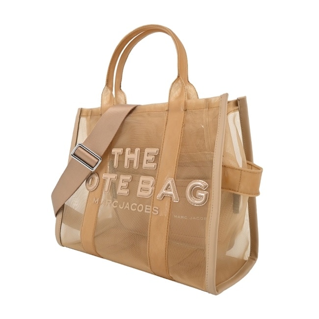 MARC JACOBS MESH TOTE 網紗馬卡龍兩用托特包-小/駝色H005M06SP21230