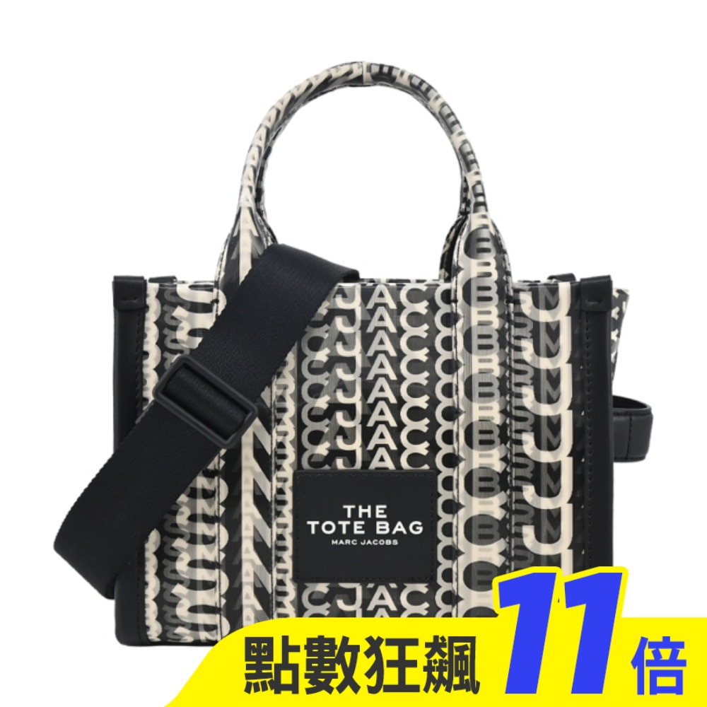 MARC JACOBS THE MONOGRAM 手提/斜背托特包-小/黑2R3HTT030H01005