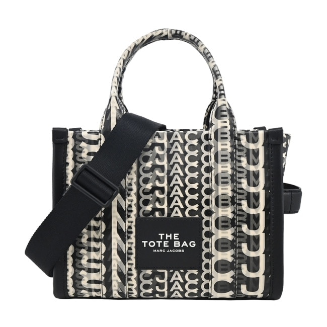 MARC JACOBS THE MONOGRAM 手提/斜背托特包-小/黑2R3HTT030H01005