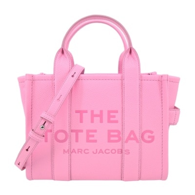 MARCJACOBS MARC JACOBS THE LEATHER MINI TOTE 皮革兩用托特包-迷你/螢光粉H009L01SP21691