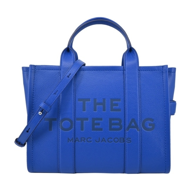 MARC JACOBS The Leather TOTE 皮革兩用托特包-小/鈷藍 H004L01PF21486