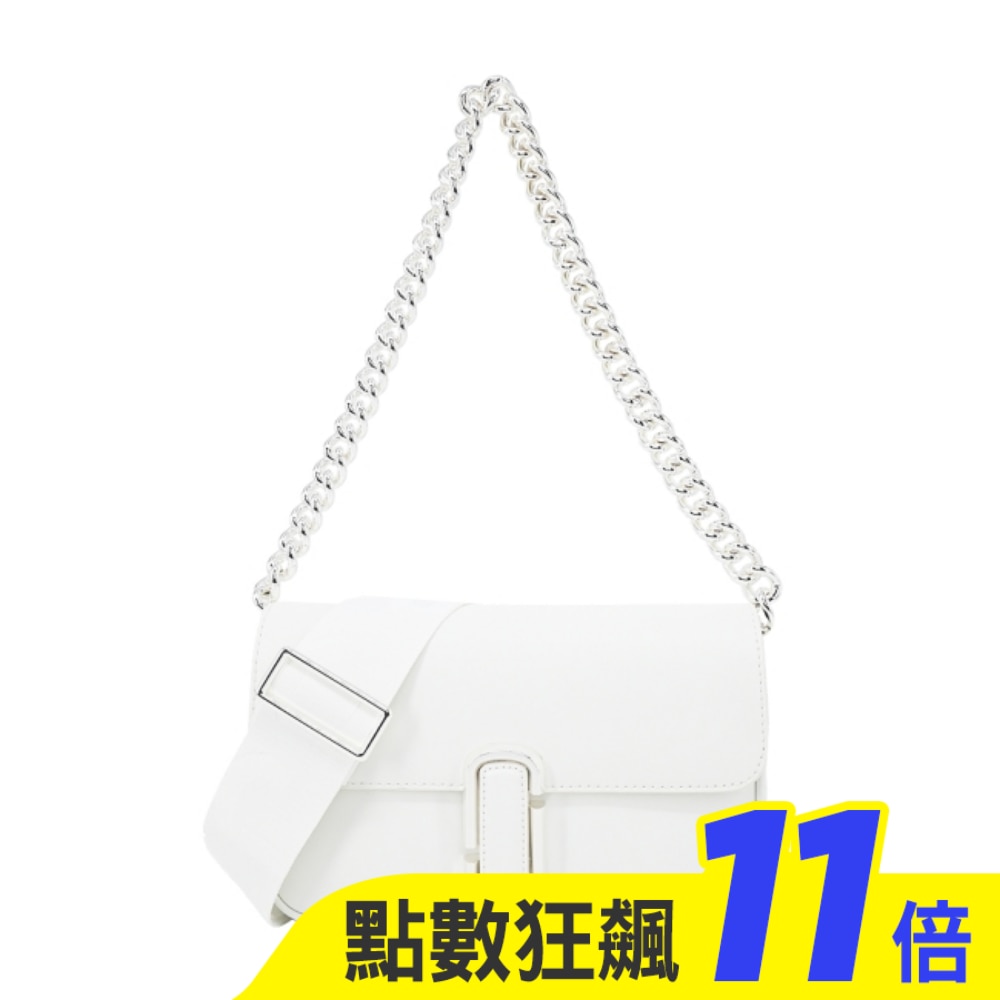 MARC JACOBS THE J MARC牛皮翻蓋兩用包-白 H956L01PF22188