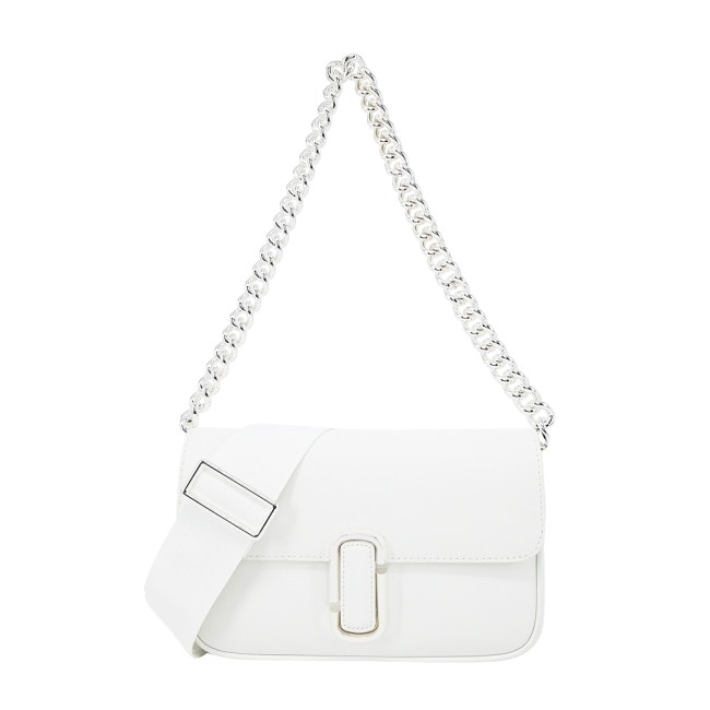 MARC JACOBS THE J MARC牛皮翻蓋兩用包-白 H956L01PF22188
