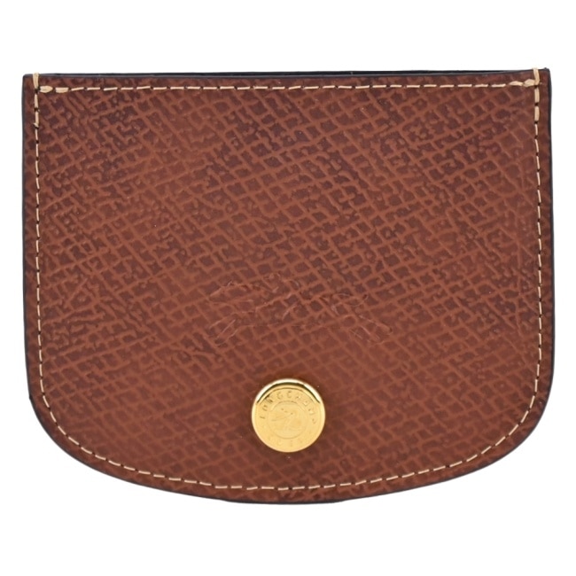 LONGCHAMP EPURE系列牛皮卡片夾(棕)30031-HYZ-035